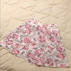 NEW | Cotton Floral Tank with Built-in Bra